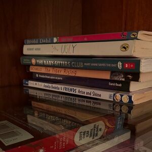 Stack of Children's Paperback Books - Assorted Colors